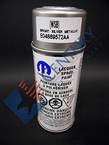 0702534511129 - NEW GENUINE OEM MOPAR TOUCH UP PAINT SPRAY AEROSOL PSB BRT SILVER METALLIC PART # 4889572AA FITS CHRYSLER, DODGE, RAM, JEEP & FIAT VEHICLES GENUINE OEM MOPAR TOUCH UP PAINT, 5 OUNCES. EASY TO USE SPRAY AEROSOL CAN!!!! YOU CAN FIND YOUR VEHICLE COLOR CODE
