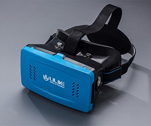 0702563255407 - ULIKE™ VR 3D VIRTUAL REALITY MAGNET CONTROL GLASSES HELMET FOR 4~6INCH SMARTPHONE IPHONE 6S PLUS GALAXY NOTE 5 S6 EDGE PLUS LG G4 SONY Z4 HTC M9 PLUS - ADJUSTABLE PUPILLARY DISTANCE (BLUE)