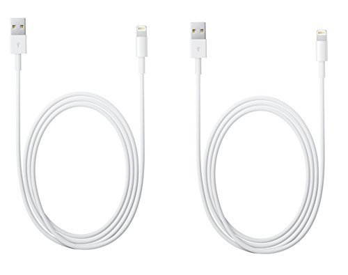 0702563508978 - APPLE IPHONE 6, 6 PLUS, 6S, 6S PLUS CHARGE AND SYNC CABLE (IP6 CABLES) - 2 PACK