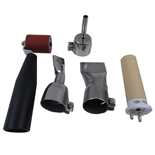 0702565385485 - FLAT WELDING NOZZLE&HEAT ELEMENT&ROLLER FOR LEISTER PLASTIC WELDER HOT AIR GUN