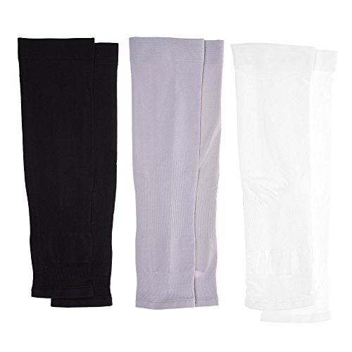 0702646789386 - COSMOS 3 COLORS ICE SILK UV PROTECTION COOLER ARM SLEEVES WITH THUMB HOLE FOR OUTDOOR SPORTS BIKE CYCLING HIKING