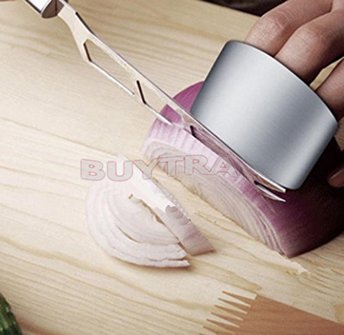 0702647772967 - ZJSKIN NEW KITCHEN SAFE SLICE KNIFE SHIELD STAINLESS STEEL FINGER PROTECTOR GUARD RING