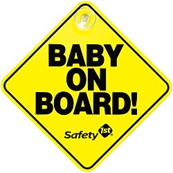 0702658088712 - SAFETY 1ST BABY ON BOARD SIGN, 2-PACK
