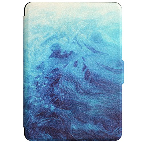 0702679308400 - SMARTSHELL LEATHER CASE COVER SKIN FOR AMAZON KINDLE PAPERWHITE (2012, 2013 AND 2015 VERSION) (BLUESEA)