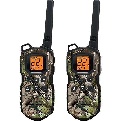 0702679462393 - MOTOROLA (TWO PACK) 35-MILE RANGE 22-CHANNEL FRS/GMRS TWO-WAY RADIO WITH 11 WEATHER CHANNELS (7 NOAA) AND IVOX/VOX - HANDS-FREE OPERATION, PTT POWER BOOST EXTENDS RANGE, EMERGENCY ALERT BUTTON, CAMOUFLAGE DESIGN