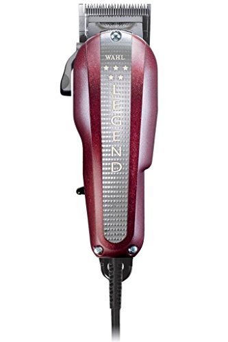 0702679462898 - WAHL 5-STAR SERIES WIDE RANGE FADE ELECTRIC HAIR CLIPPERS WITH ALL NEW CRUNCH BLADE TECHNOLOGY, ADJUSTABLE THUMB TAPER & 8 CUTTING GUIDES (1/16 - 1), STYLING COMB, OIL, CLEANING BRUSH, RED BLADE GUARD & BONUS FREE SUPERIOR SUPERIOR COMB INCLUDED