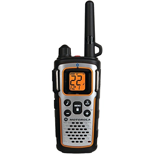 0702679464618 - MOTOROLA WEATHERPROOF BLUETOOTH TWO-WAY RADIO WITH NOAA WEATHER ALERTS AND IVOX HANDS FREE COMMUNICATING, SILENT VIBRA CALL, FREE BELT CLIP & Y CABLE CHARGING ADAPTER WITH DUAL MINI-USB INCLUDED