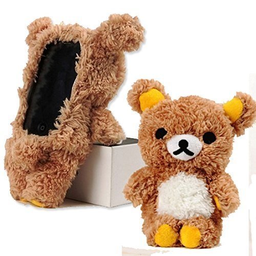 0702685382296 - GENERIC EVERYONE-BUY STYLISH CUTE 3D TEDDY BEAR DOLL TOY PLUSH CASE COVER FOR APPLE IPHONE 6 4.7 INCH IPOD TOUCH 4 IPOD TOUCH 5 IPHONE 5S/5/5C/4S/4 BROWN (BROWN FOR IPOD TOUCH 5)