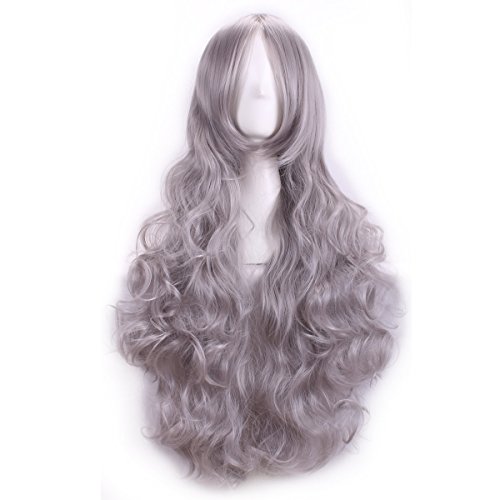 0702865400925 - GENERIC 80 CM HARAJUKU COSPLAY WIGS ANIME WOMEN LONG FULL CURLY SEXY HEAT RESISTANT SYNTHETIC HAIR WIG COSTUME PARTY PERUCA PERUCAS