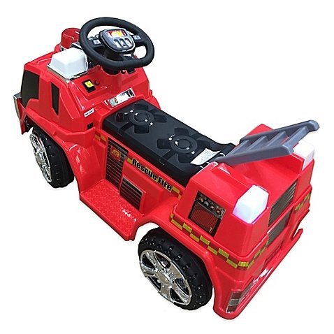 0703062335744 - FIRE TRUCK RIDE-ON IN RED | WONDERFUL LITTLE VEHICLE FOR KIDS