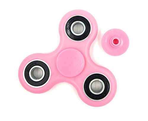 0703168298790 - TRI STAR SPINNER WITH CONNECTOR IN PINK