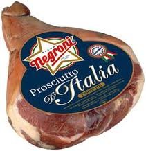 7031700760065 - PROSCIUTTO (14 LB) NEGRONI ITALIA (AGED 14 MONTH) BONELESS WHOLE LEG DRY CURED FROM ITALY