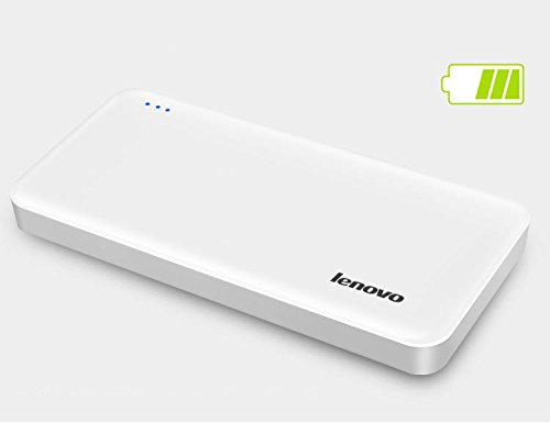 0703290575981 - LENOVO MP1060 ULTRA COMPACT REAL 10000MAH PORTABLE POLYMER POWER BANK CHARGER, DUAL USB PORT 2.1A EXTERNAL BATTERY PACK