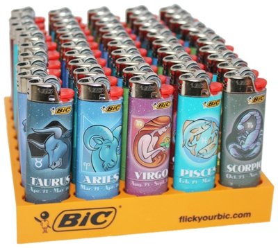 0070330617667 - BIC ZODIAC NEW EDITION LOT OF 50 PIECES TRAY