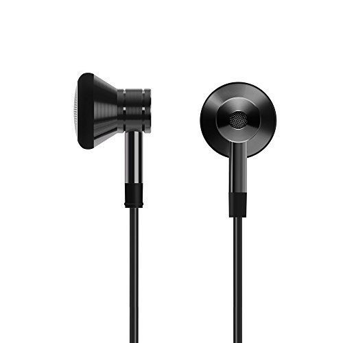 0703327994235 - 1 MORE PISTON POD EARBUD HEADPHONES WITH MIC MP3 CONTROLLER + TANGLE-FREE FIBRE CABLE (BLACK)