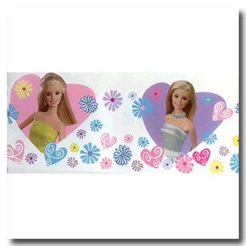 0703588421105 - BARBIE BORDER STICK UPS - DECORATE A ROOM IN MINUTES!