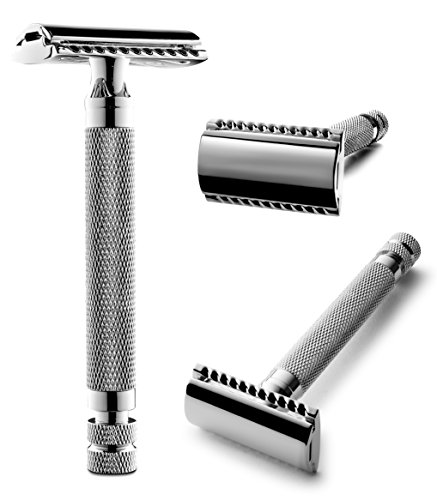 0703610497603 - PERFECTO DOUBLE EDGE EXTRA LONG HANDLED SAFETY RAZOR - DESIGNED TO DELIVER THE BEST SHAVE OF YOUR LIFE!!! THIS IS THE BEST SHAVING RAZOR!!!