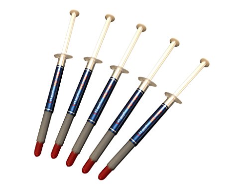 7038556980838 - THERMAL PASTE, 5 PACK THERMALCOOLFLUX(TM) HIGH PERFORMANCE POLYSYNTHETIC SILVER THERMAL PASTE