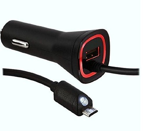 7038556987233 - RAPID DUAL CAR CHARGER WITH MICRO USB - FOR SAMSUNG GALAXY S7 S6 S5 S3 S4 NOTE2 NOTE3 - MOTOROLA DROID TURBO, RAZR MAXX, MOTO X, LG G2, HTC ONE, DNA (CAR CHARGER)