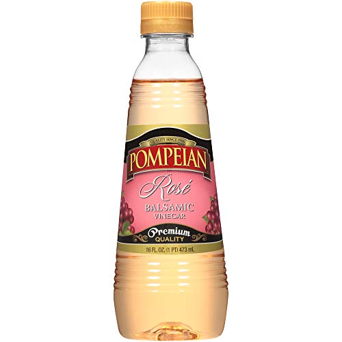 0070404003518 - POMPEIAN GOURMET BALSAMIC ROSÉ VINEGAR, PERFECT FOR SALAD DRESSINGS, MARINADES, DRIZZLING & VEGETABLES, NATURALLY GLUTEN FREE, 16 FL. OZ.