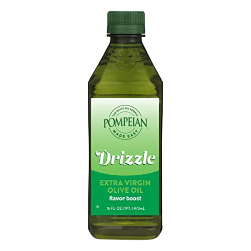 0070404009473 - POMPEIAN MADE EASY DRIZZLE EXTRA VIRGIN OLIVE OIL, PERFECT FOR BOOSTING THE FLAVOR OF SALADS & VEGETABLES, AMERICAN HEART ASSOCIATION CERTIFIED, NON-ALLERGENIC, NON-GMO, 16 FL OZ (PACK OF 1)