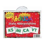 0704068041059 - LM-4105 LEARNING MAGNETS KIDUSA STATE ABBREVIATIONS