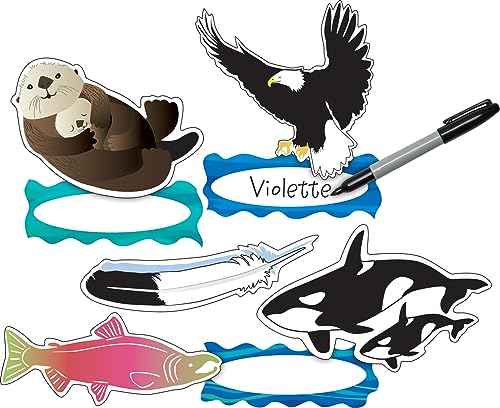 0704068043886 - BARKER CREEK DOUBLE-SIDED CUT-OUTS 2-PACK, SEA & SKY, SCHOOL ACCENTS, BULLETIN BOARDS, PARTY DECORATIONS, OFFICE, HOME LEARNING, CLASSROOM AND SCHOOL DECOR, 5.5 WIDE, 72 PER SET