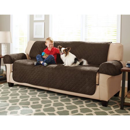 0704149489800 - BETTER HOMES AND GARDENS WATERPROOF NON-SLIP FAUX SUEDE PET/FURNITURE SOFA COVER
