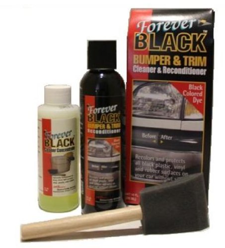 Forever Black Bumper & Trim Kit Improved Formula & Larger Size