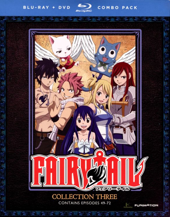 0704400015151 - FAIRY TAIL: COLLECTION THREE (BLU-RAY/DVD COMBO)