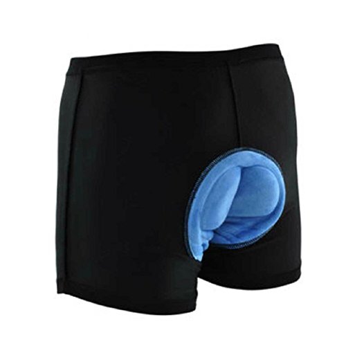 0704407493211 - WEISHANG UNISEX BREATHABLE BICYCLE CYCLING BIKE UNDERWEAR BRIEF GEL 3D PADDED SHORT PANTS (S, BLUE)
