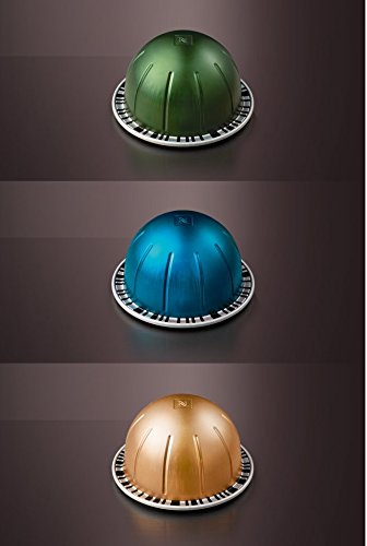 0704407752523 - NESPRESSO VERTUOLINE COFFEE CAPSULES ASSORTMENT - THE BEST SELLERS: 1 SLEEVE OF STORMIO, 1 SLEEVE OF ODACIO AND 1 SLEEVE OF MELOZIO FOR A TOTAL OF 30 CAPSULES