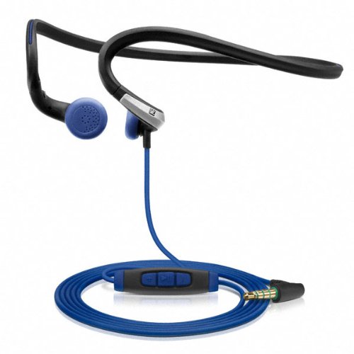 7044447799175 - SENNHEISER PMX 685I SPORTS IN-EAR NECKBAND HEADPHONES - BLACK/BLUE, 3.5 MM, ANGLED (DISCONTINUED BY MANUFACTURER)
