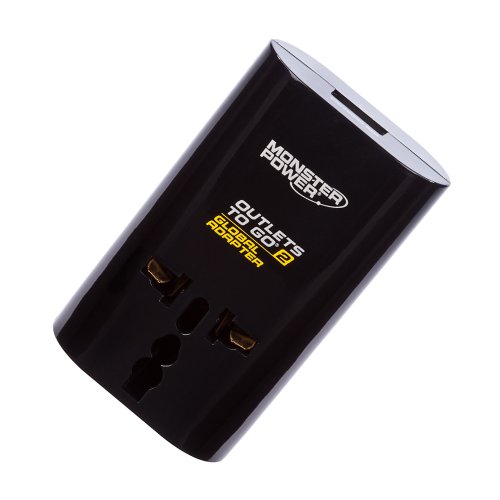 7044447826598 - MONSTER POWER OUTLETS TO GO 200 GLOBAL ADAPTER