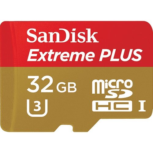 7044447869052 - SANDISK EXTREME PLUS 32GB MICROSDHC UHS-I/ U3 MEMORY CARD SPEED UP TO 80MB/S WITH ADAPTER- SDSDQX-032G-U46A (OLDER VERSION)