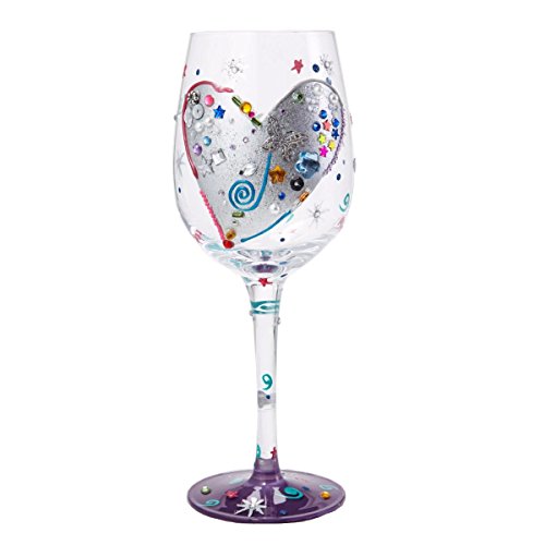 0704519076234 - LOLITA FROM ENESCO LOVE MY WINE GLASS, SILVER LINING