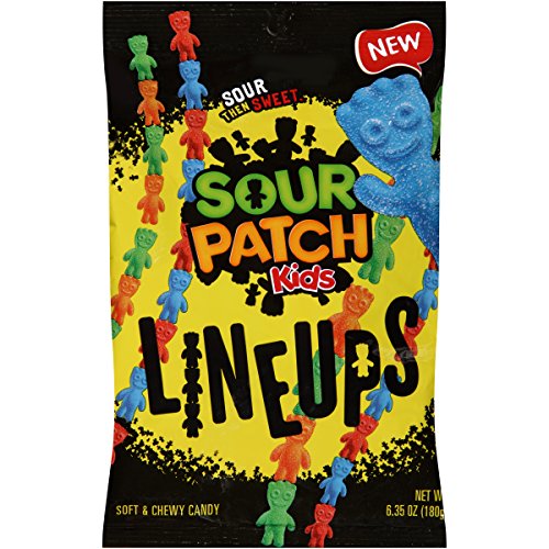 0070462000542 - SOUR PATCH KIDS LINEUPS 6.35 OZ (PACK OF 5)