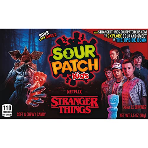 0070462010374 - SOUR PATCH KIDS STRANGER THINGS SOFT & CHEWY CANDY, LIMITED EDITION, 3.5 OZ