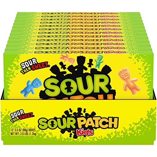 0070462062496 - SOUR PATCH KIDS ORIGINAL SOFT & CHEWY CANDY, 12 - 3.5 OZ BOXES
