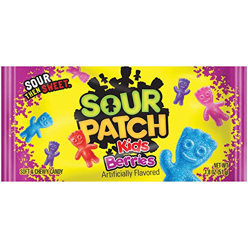 0070462432756 - SOUR PATCH KIDS CANDY, BERRIES, 1.8-OUNCE BAG (CASE OF 24)