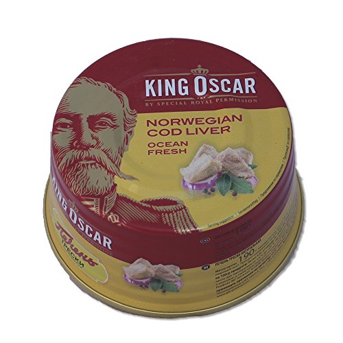 7046271502037 - KING OSCAR COD LIVER IN OWN OIL, 6.67-OUNCES TINS, 190 GRAM, (PACK OF 3)