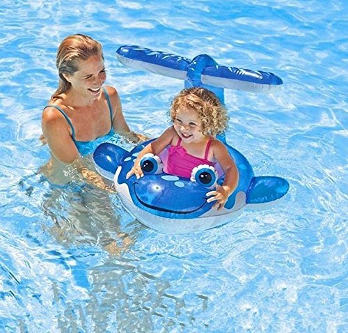 0704648077034 - KIDS BACKYARD TEENS FLOATING INTEX FLOATS FAMILY FOR ADULTS OUTDOOR SWIMMING POOL FLOATY LOUNGER PARTY FLOATIE SWIM RINGS BACKYARD BEACH LAKE FLOAT TOYS WHALE BABY