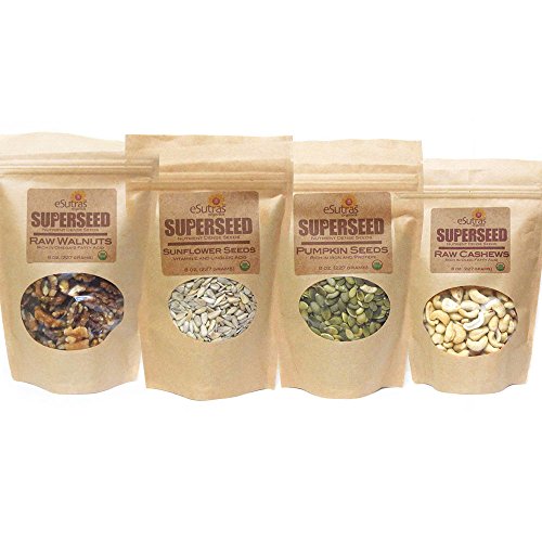0704660763755 - ESUTRAS ORGANICS SUPER SEEDS AND SUPER NUTS PACK, 32 OUNCE