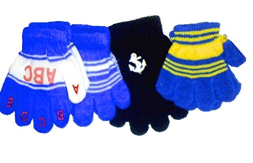 0704725959895 - SET OF FOUR PAIRS OF ONE SIZE MAGIC STRESS GLOVES FOR INFANTS