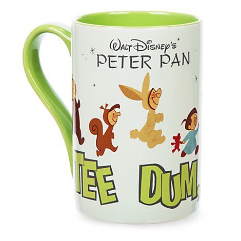 0704798997725 - DISNEY STORE PETER PAN RECORD COVER MUG COFFEE CUP 16 OZ