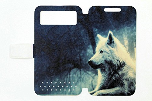 7050103437565 - GENERIC FLIP PU LEATHER PHONE COVER CASE FOR VINOVO M9 3.5 INCH CASE LANG