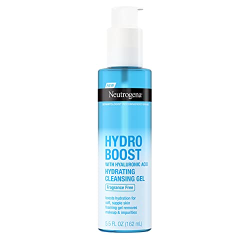 0070501102725 - NEUTROGENA HYDRO BOOST FRAGRANCE-FREE HYDRATING FACIAL CLEANSING GEL WITH HYALURONIC ACID, DAILY FOAMING FACE WASH GEL & MAKEUP REMOVER, LIGHTWEIGHT, OIL-FREE & NON-COMEDOGENIC, 5.5 FL. OZ