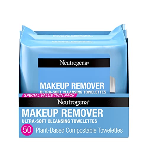 0070501373934 - NEUTROGENA MAKEUP REMOVER CLEANSING TOWELETTES, 25 SHEETS, (PACK OF 2)