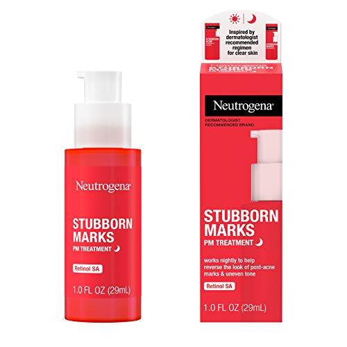 0070501400296 - NEUTROGENA STUBBORN MARKS PM TREATMENT WITH RETINOL SA, FACE-EXFOLIATING TREATMENT TO HELP REVERSE THE LOOK OF POST-ACNE MARKS & UNEVEN SKIN TONE, OIL-FREE, NON-COMEDOGENIC, 1 FL. OZ