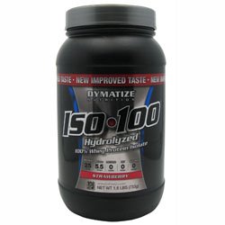 0705016353019 - DYMATIZE NUTRITION ISO-100 PROTEIN GOURMET STRAWBERRY 1.6 LBS (733 GRAMS)